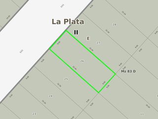 Terreno en Venta - 225mts2 - La Plata
