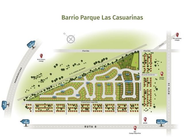 VENTA LOTE EN BARRIO PARQUE LAS CASUARIANAS