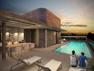 Departamento de 3 ambientes con terraza en Palermo Chico
