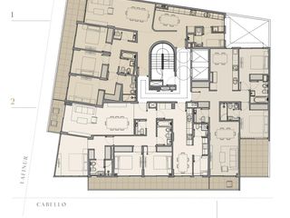 Departamento de 3 ambientes con terraza en Palermo Chico
