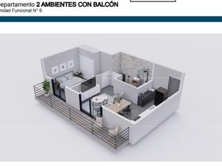 Parque Avellaneda - Construcción Departamentos de 2 Ambientes con Balcón o Patio