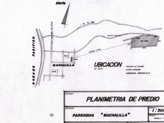 Terreno de venta en Machalilla Puerto López