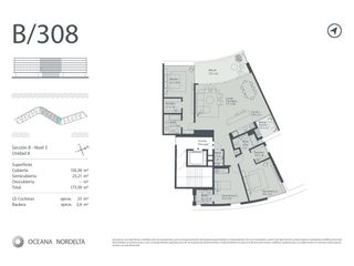 Foto 16 de Venta departamento 4 ambientes - Oceana - Nordelta
