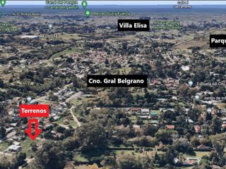 Terreno venta 10 x 21.75 mts - 217.5 mts 2 - Villa Elisa