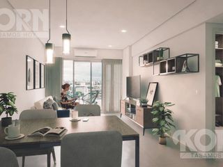 VENTA DEPARTAMENTO DE 2 AMBIENTES CON BALCON TERRAZA EN NUÑEZ - EN POZO