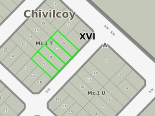 Bloque de terreno en venta - 1200 mts2- Chivilcoy