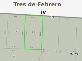 Terreno en venta - 145 mts2 - Caseros