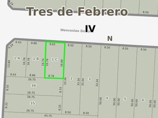 Terreno en venta - 145 mts2 - Caseros