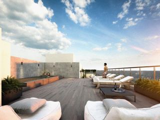 2 ambientes con balcón 60 mts 2 totales -  Terrazas de Nuñez