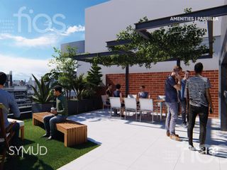 Venta Departamento  monoambiente con balcón y amenities Nuestra Señora De Lourdes en construcción