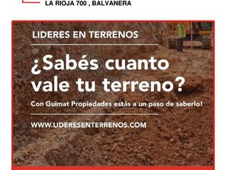 Terreno - Balvanera - LIDERES EN TERRENOS - GUIMAT PROPIEDADES