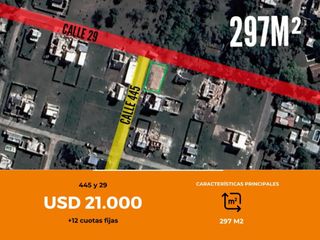 Terreno en venta - 297mts2 - City Bell, La Plata [FINANCIADO]
