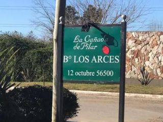 Excelente lote central en La Cañada de Pilar. Barrio Los Arces