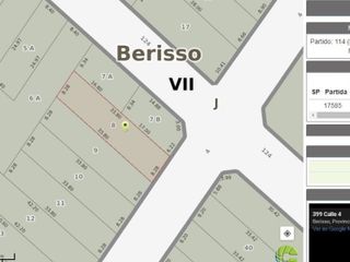VENTA TERRENO BERISSO 8X34MTS - BERISSO