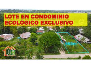 Foto 1 de 00589 - VENTA TERRENO URBANO - EN CODOMINIO ECOLOGICO EXCLUSIVO