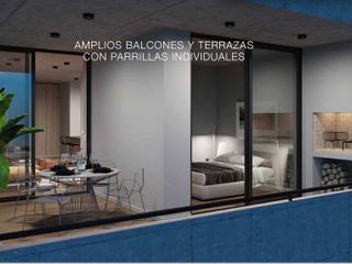 Departamento 2 ambientes  con balcon en venta -  Palermo Soho