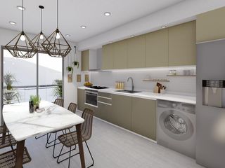 3 ambientes al contrafrente con master suite, balcón, 2 baños y vista al río