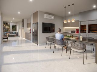 3 ambientes al contrafrente con master suite, balcón, 2 baños y vista al río