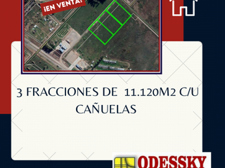 CAÃUELAS - 3 FRACCIONES DE 11.120 M2 - VENTA EN BLOCK