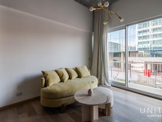 Excelente loft amoblado y equipado con vista al Puerto en Distrito Quartier, Retiro.