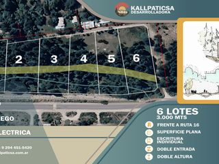 Lote Nro 3 - Terrazas al Blanco - R16 - Lago Puelo - Chubut