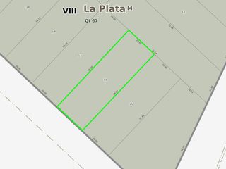 Terreno en venta - 20 x 56mts - 1123mts2 - La Plata