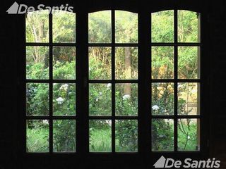 Chalet de ladrillo visto.