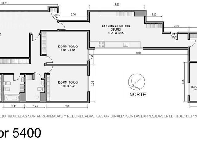 Semipiso de 3 dormitorios con dependencia y espacio guardacoche en venta en Belgrano