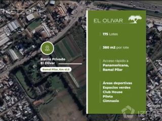 Barrio Privado El Olivar -Pilar- A 200 metros de la panamericana