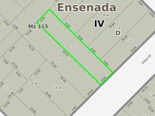Terreno en venta - 374mts2 - Ensenada