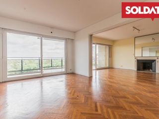 Departamento en venta, 5 ambientes, balcón aterrazado, 2 cocheras - Palermo Chico
