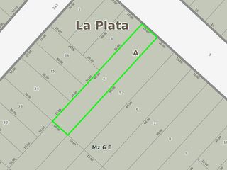 Terreno venta 10x60 mts- 600 mts 2 totales  - Tolosa