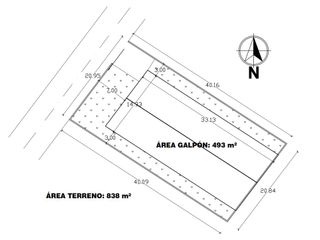 Renta Galpón 493 m², en Llano Grande terreno 838 m²