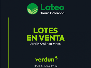 Foto 1 de Loteo Tierra Colorada Jardin America Misiones