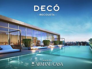 Exclusivo Departamento a estrenar - Decó Recoleta - 2 ambientes - suite - armani casa - amenities