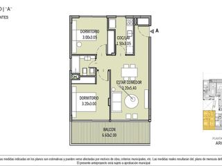 Venta / Departamento / 3 ambientes / Cochera / Balcón Terraza / Lomas de Núñez