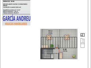 Monoambiente en venta c/balcon y parrilla en barrio Lourdes, Rosario