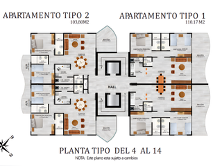 Apartamentos desde 110 m² con vista al mar en Coveñas: lujo y Confort