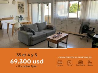 Departamento en venta - 1 Dormitorio 1 Baño 1 Cochera - 72 mts2 - La Plata [FINANCIADO]