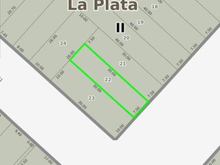 Terreno en venta - 240Mts2 - La Plata