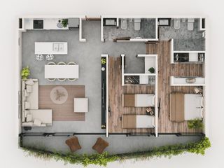 Departamento venta -1 dormitorios- 45mts 2 totales - La Plata-pozo-emprendimiento.