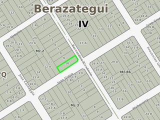 Terreno en venta - chalet a refaccionar/demoler - 543 mts2 - Berazategui