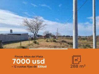 Terreno en venta - 288Mts2 - Villa Elvira, La Plata [FINANCIADO]