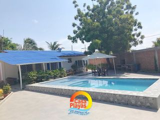 Foto 1 de Alquiler Casa Vacacional para 10 personas en Playas Villamil, Ecuador