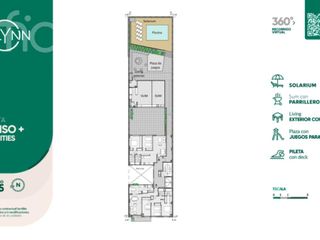venta departamento de 3 dormitorios con balcón, cochera y amenities en Moreno al 800  zona Centro