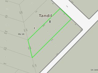 Terreno en venta - 1600mts2 - Tandil