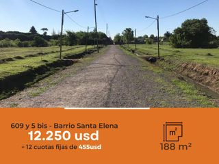 Terreno en venta - 188mts2 totales - Villa Elvira, La Plata [FINANCIADO]