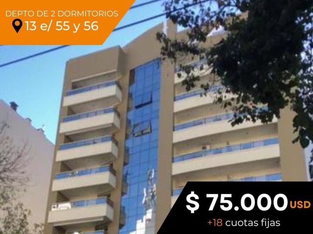 Departamento en venta - 2 Dormitorios 1 Baño - 71Mts2 - La Plata [FINANCIADO]