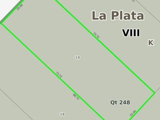 Terreno en venta - 1843mts2 - Abasto, La Plata