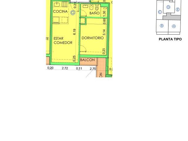1 DE MAYO 1115 08 07  - BAID XIII - VENTA DEPARTAMENTO 1 DORMITORIO EN ROSARIO